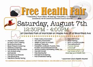 Health 

Fair, 8/7/2010
